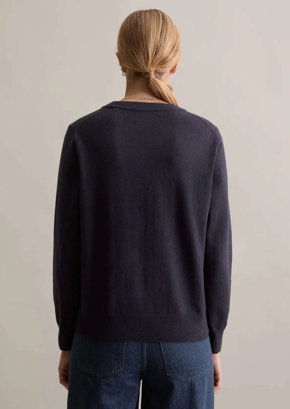 Pullover regular aus Soft Cotton Stretch
