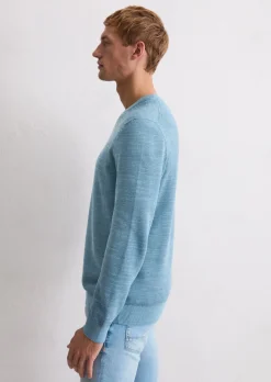 Pullover regular mit feiner Piqué-Struktur