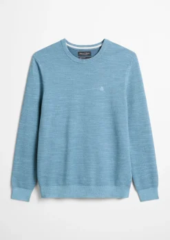 Pullover regular mit feiner Piqué-Struktur