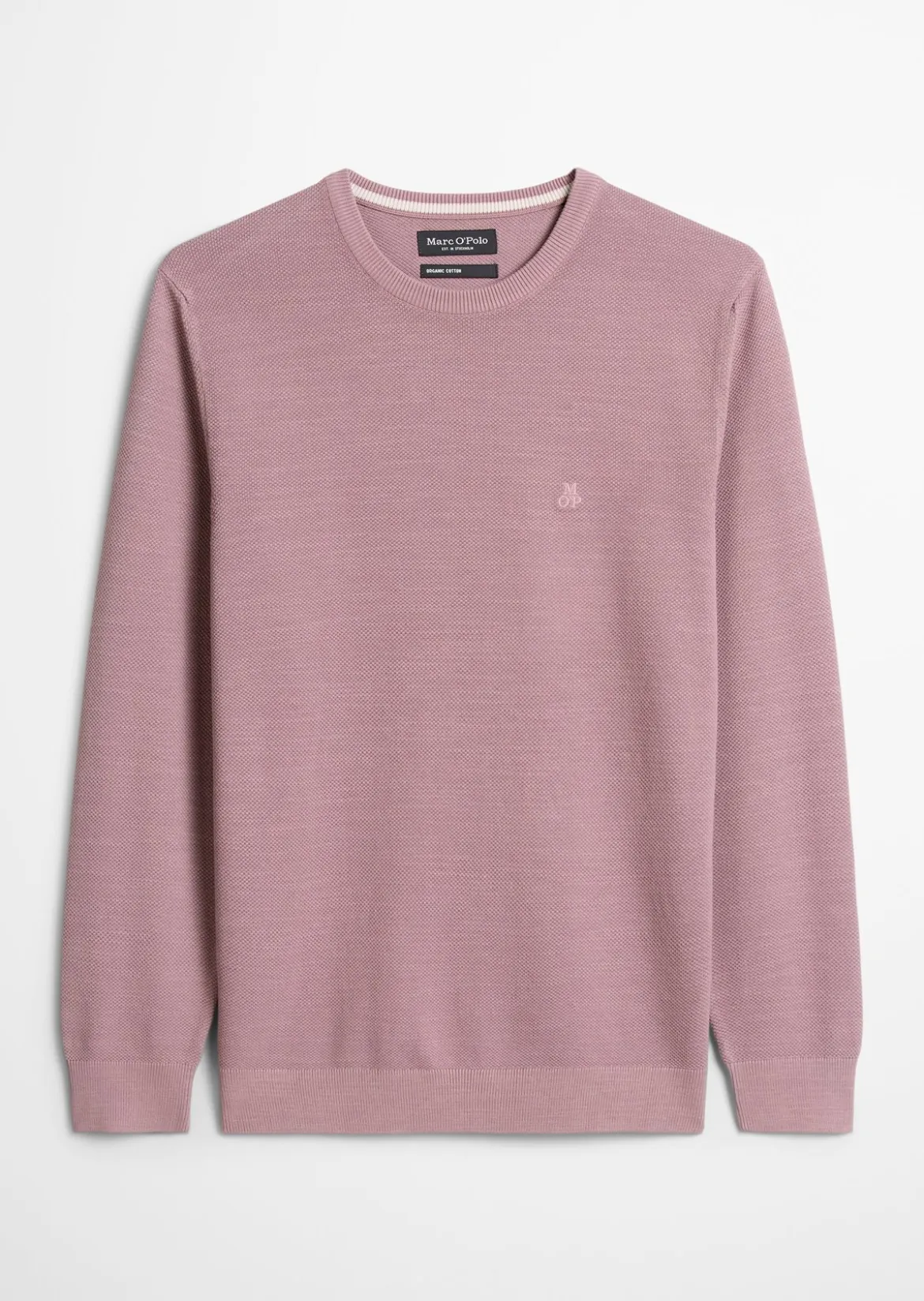 Pullover regular mit feiner Piqué-Struktur