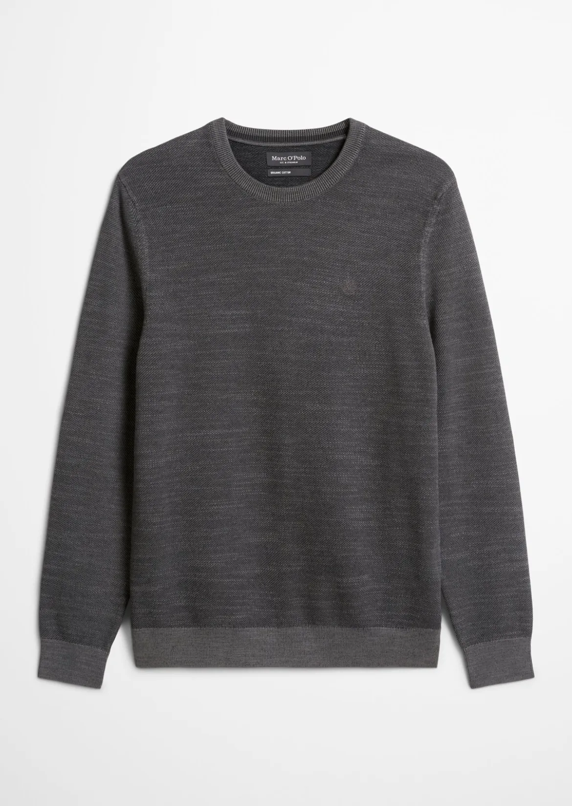 Pullover regular mit feiner Piqué-Struktur
