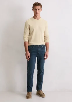 Pullover regular mit feiner Piqué-Struktur