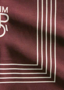 Quadratisches Tuch aus bedruckter Viskose