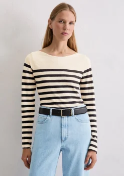 Ringel-Longsleeve regular aus Slubjersey