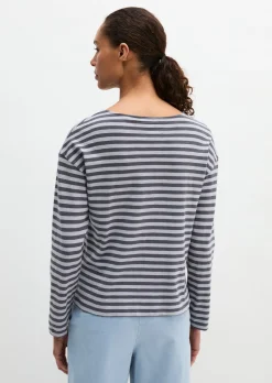 Ringel-Longsleeve regular aus Slubjersey