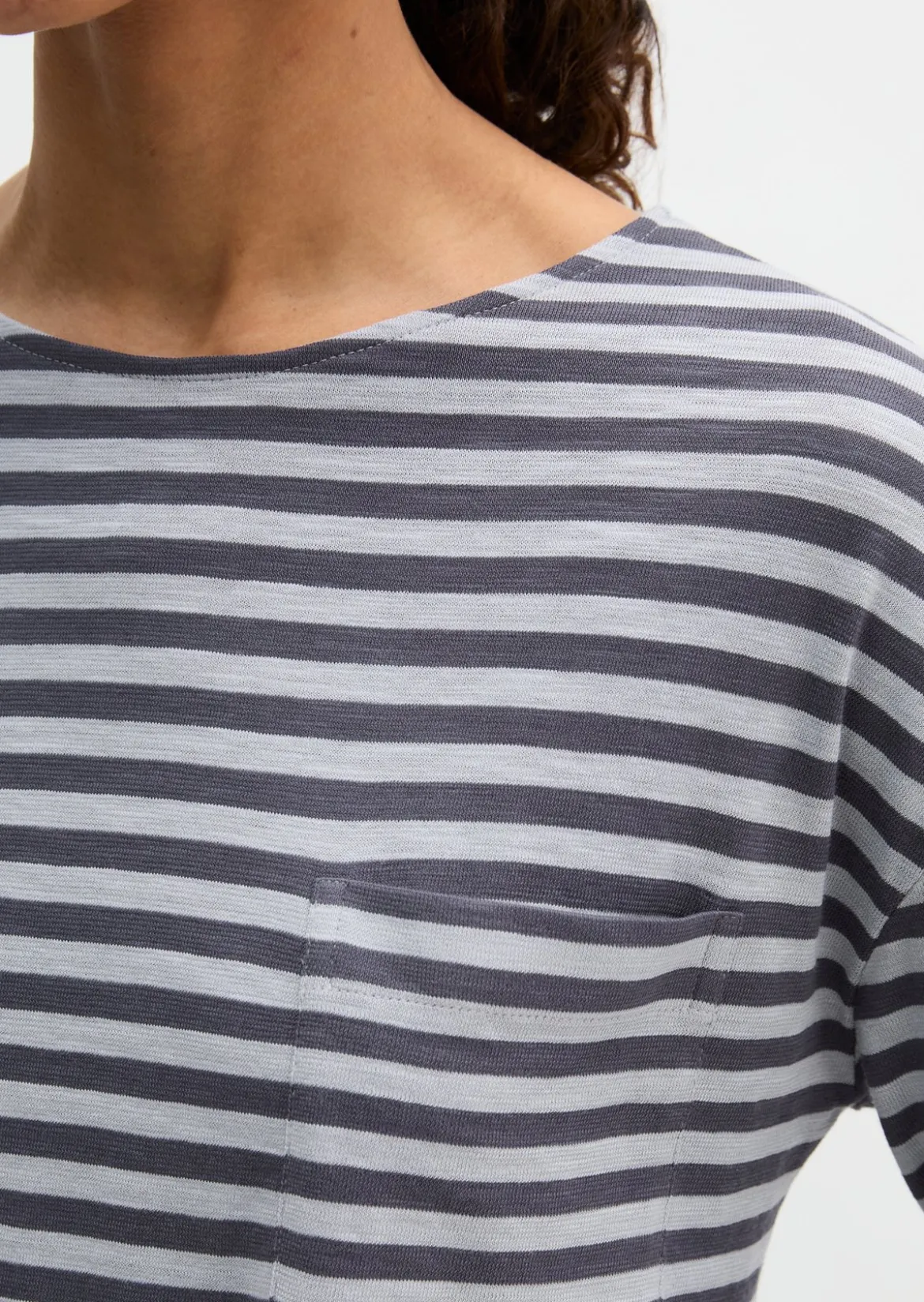 Ringel-Longsleeve regular aus Slubjersey