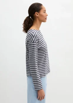 Ringel-Longsleeve regular aus Slubjersey