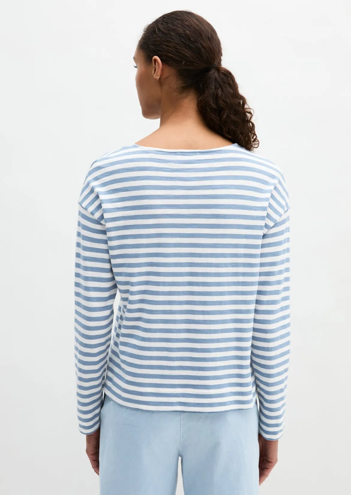 Ringel-Longsleeve regular aus Slubjersey