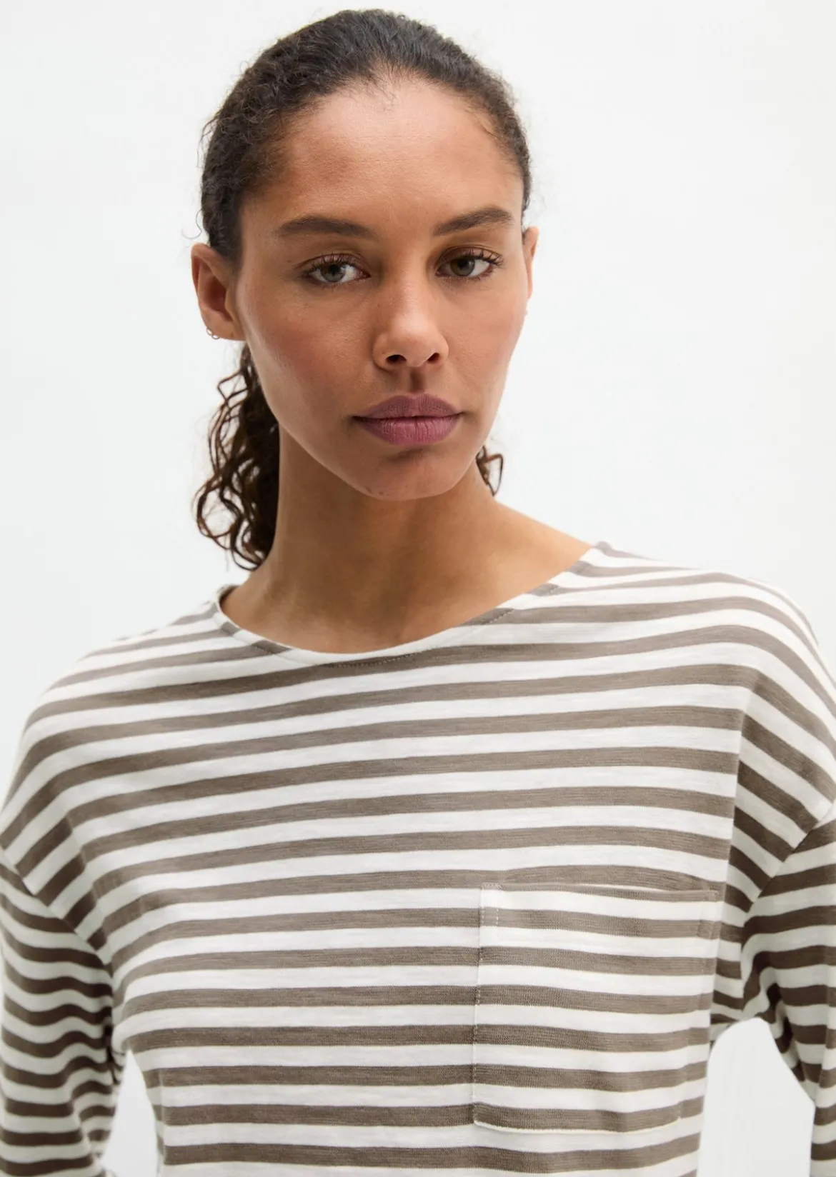 Ringel-Longsleeve regular aus Slubjersey