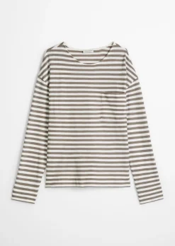 Ringel-Longsleeve regular aus Slubjersey