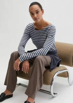 Ringel-Longsleeve regular aus Slubjersey