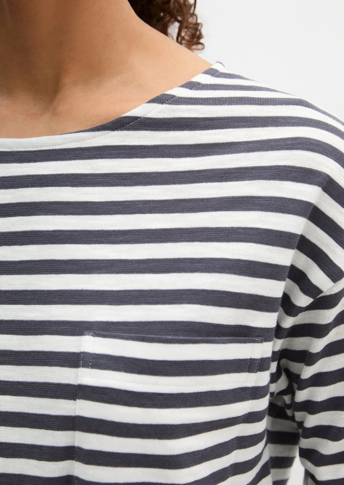 Ringel-Longsleeve regular aus Slubjersey