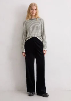 Ringelpullover regular aus reiner Bio-Baumwolle