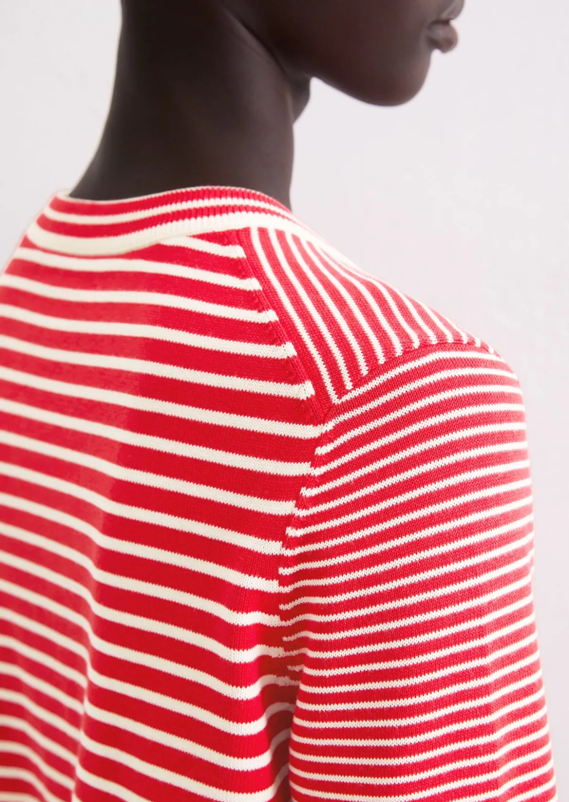 Ringelpullover regular aus reiner Bio-Baumwolle