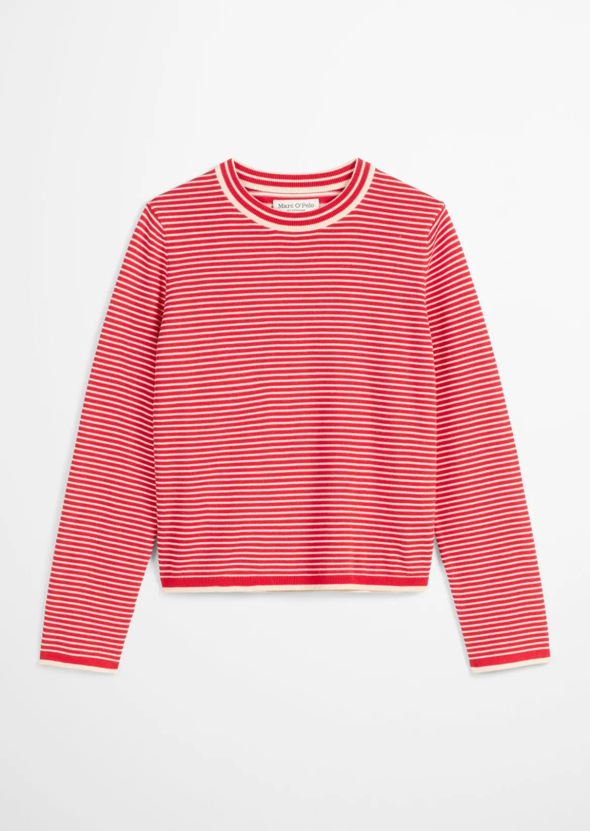Ringelpullover regular aus reiner Bio-Baumwolle