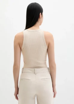 Ripp-Jersey-Top regular mit TENCEL™ Modal