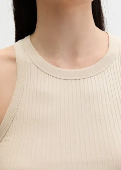 Ripp-Jersey-Top regular mit TENCEL™ Modal