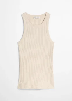 Ripp-Jersey-Top regular mit TENCEL™ Modal