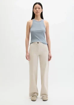 Ripp-Jersey-Top regular mit TENCEL™ Modal