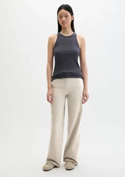 Ripp-Jersey-Top regular mit TENCEL™ Modal