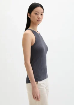 Ripp-Jersey-Top regular mit TENCEL™ Modal