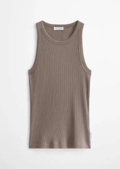 Ripp-Jersey-Top regular mit TENCEL™ Modal