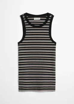 Ripp-Top slim aus Organic Cotton-Lyocell-Mix