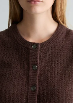 Ärmellose Cardigan slim aus weichem Organic Cotton-Mix