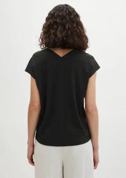 Ärmellose Jerseybluse relaxed aus LENZING™ ECOVERO™