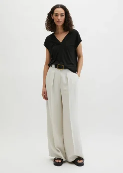 Ärmellose Jerseybluse relaxed aus LENZING™ ECOVERO™