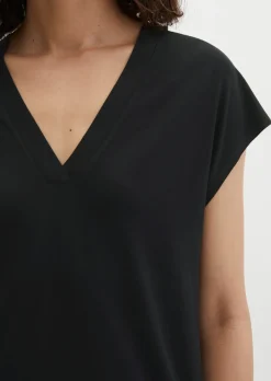 Ärmellose Jerseybluse relaxed aus LENZING™ ECOVERO™