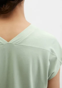 Ärmellose Jerseybluse relaxed aus LENZING™ ECOVERO™