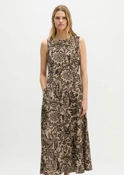 Ärmelloses Kleid fitted aus LENZING™ ECOVERO™
