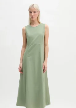 Ärmelloses Kleid regular aus Organic-Cotton-Lyocell-Leinen-Mix