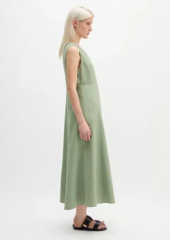Ärmelloses Kleid regular aus Organic-Cotton-Lyocell-Leinen-Mix