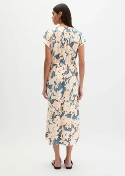 Ärmelloses Print-Kleid flared aus LENZING™ ECOVERO™