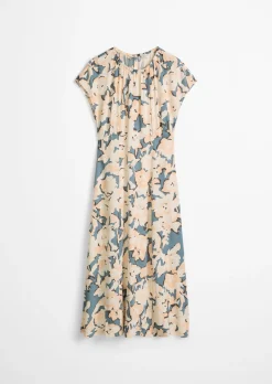 Ärmelloses Print-Kleid flared aus LENZING™ ECOVERO™