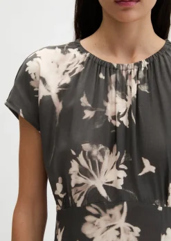 Ärmelloses Print-Kleid flared aus LENZING™ ECOVERO™