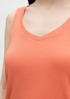 Ärmelloses T-Shirt regular aus Organic Cotton