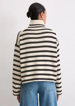 Rollkragenpullover regular aus Heavy Weight Cotton