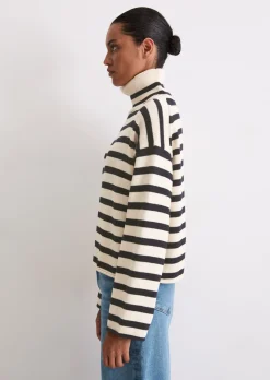 Rollkragenpullover regular aus Heavy Weight Cotton