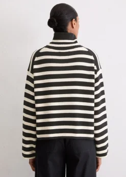 Rollkragenpullover regular aus Heavy Weight Cotton