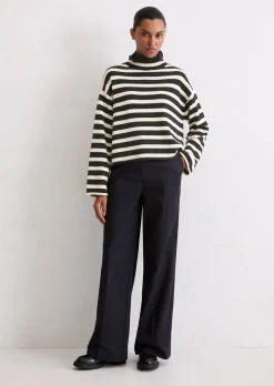 Rollkragenpullover regular aus Heavy Weight Cotton