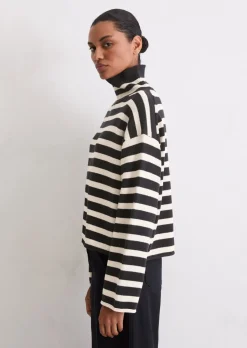 Rollkragenpullover regular aus Heavy Weight Cotton