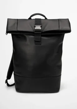 Rucksack aus einer Lederalternative aus recyceltem Polyester