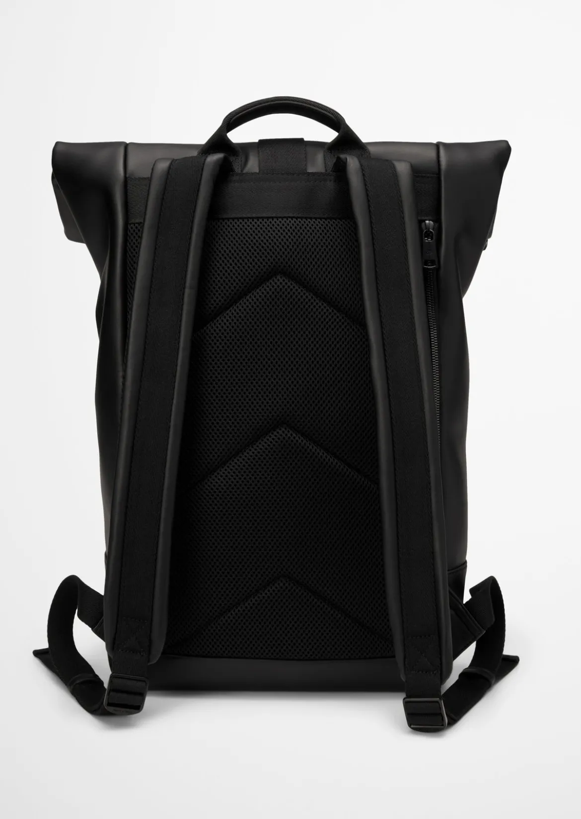 Rucksack aus einer Lederalternative aus recyceltem Polyester