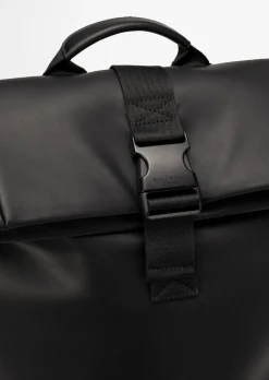 Rucksack aus einer Lederalternative aus recyceltem Polyester