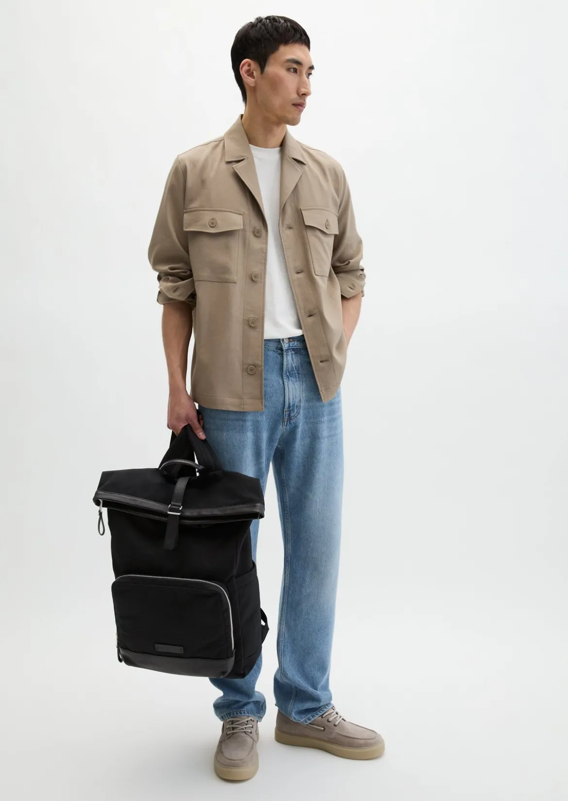 Rucksack aus gewachstem Canvas