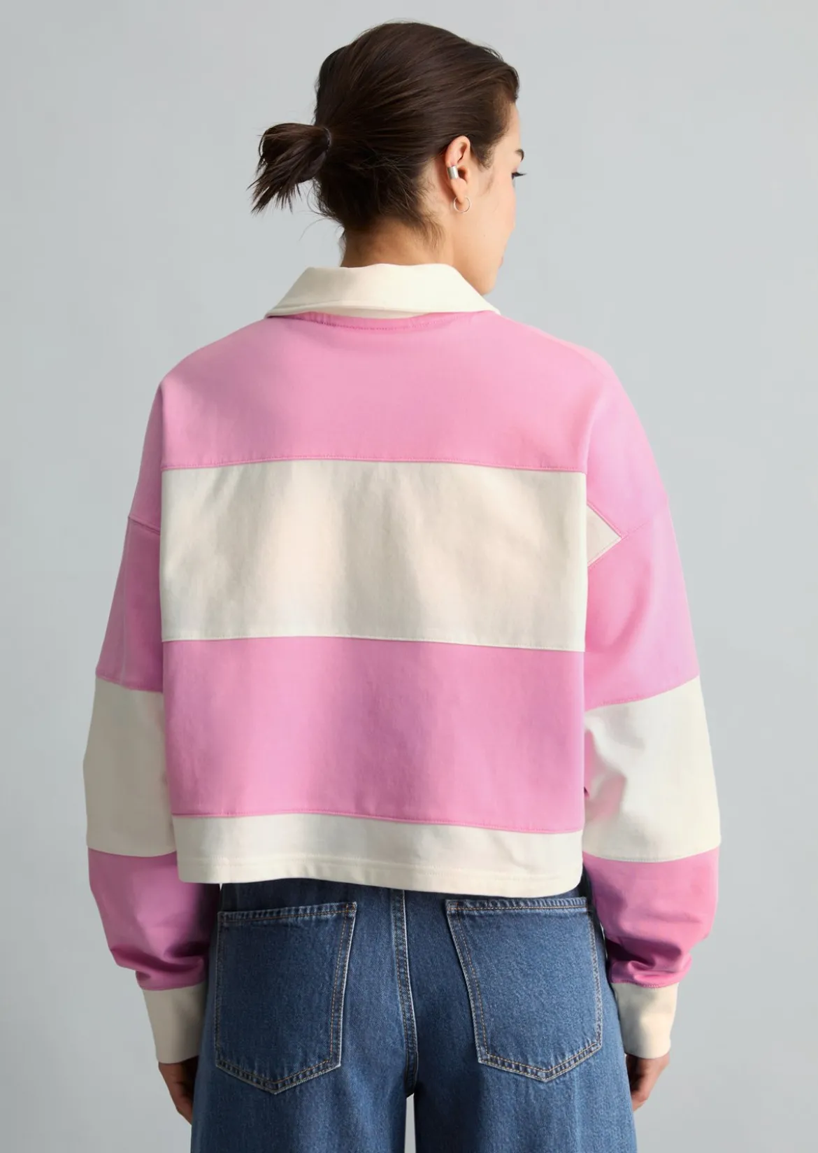 Rugby-Sweatshirt relaxed aus reinem Organic Cotton