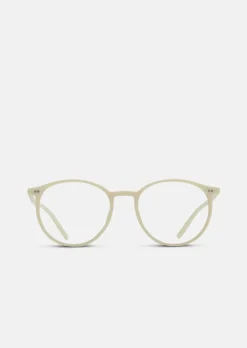 Runde Unisex-Panto-Brille aus hochwertigem Acetat